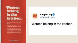 Chiến dịch marketing phân biệt giới tính của Burger King ngày 8/3